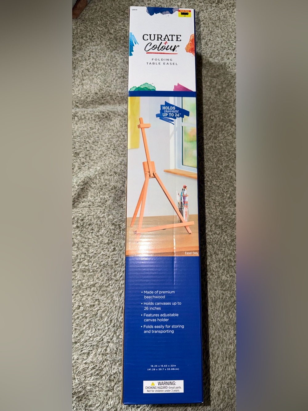 Wooden Beechwood Tabletop Easel